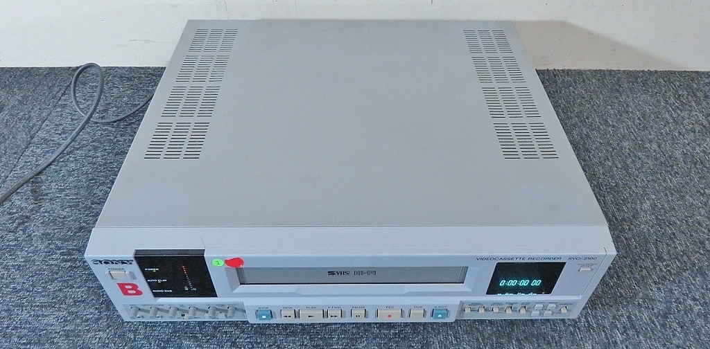 Yahoo!オークション - SONY/ソニー SVO-2100 業務用ビデオデッキ Yahoo!オークション - SONY/ソニー SVO-2100 業務用ビデオデッキ