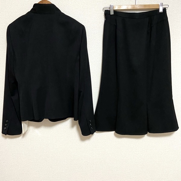 #anc ロシャス ROCHAS レリアン Leilian スカートスーツ セットアップ ツーピース 9 黒 ラメ タグ付き 美品 レディース [773302]_画像2