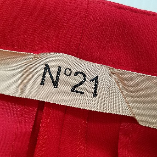 #anc ヌメロヴェントゥーノ N°21 パンツ 40 赤系 イタリア製 レディース [755266]_画像6