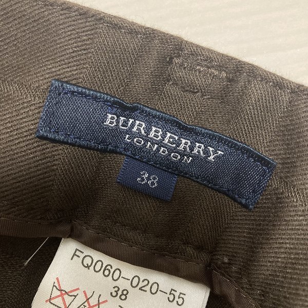 #anc Burberry BURBERRY брюки 38 чай проверка женский [767447]