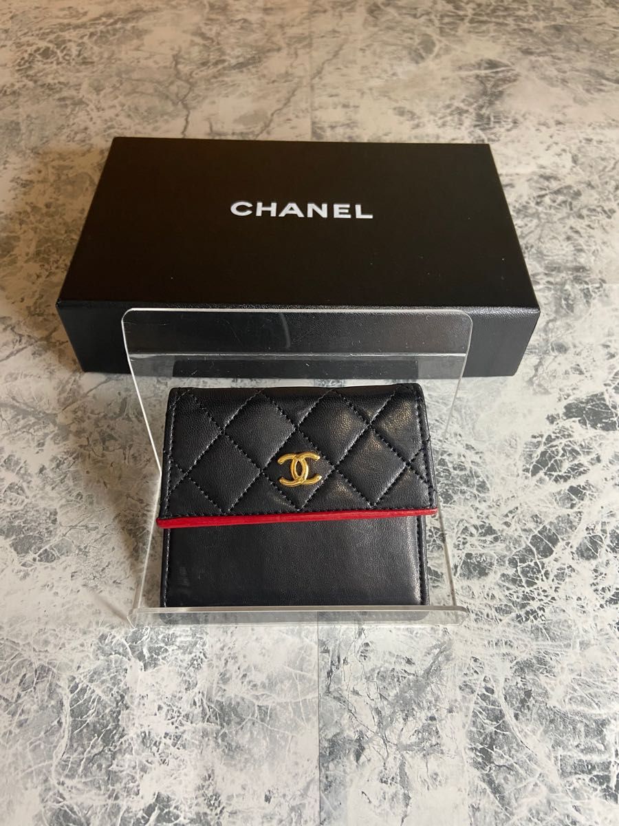 CHANEL シャネル コインケース マトラッセ 付属品 レディース