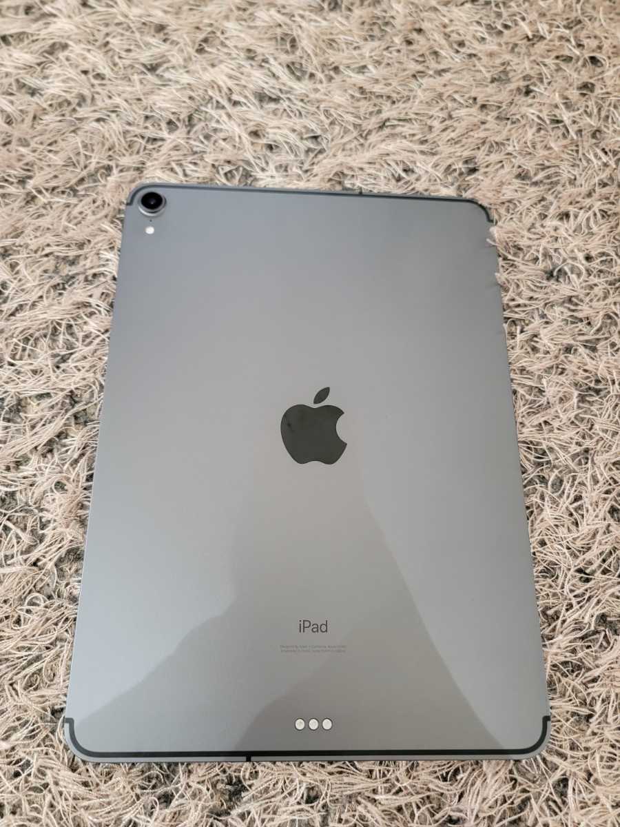 美品　 iPad Pro 11インチ 第1世代 Wi-Fi+Cellular 1TB　グレー　SIMフリー 　おまけ付き