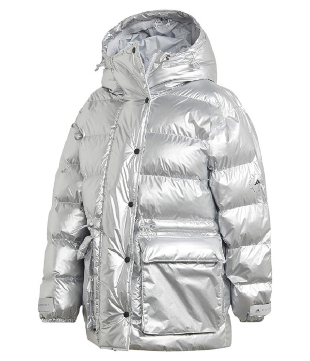 ADIDAS by STELLA MCCARTNEY MID LENGTH 3-IN-1 PUFFER JK FU3608 ステラ マッカートニー 銀 OT