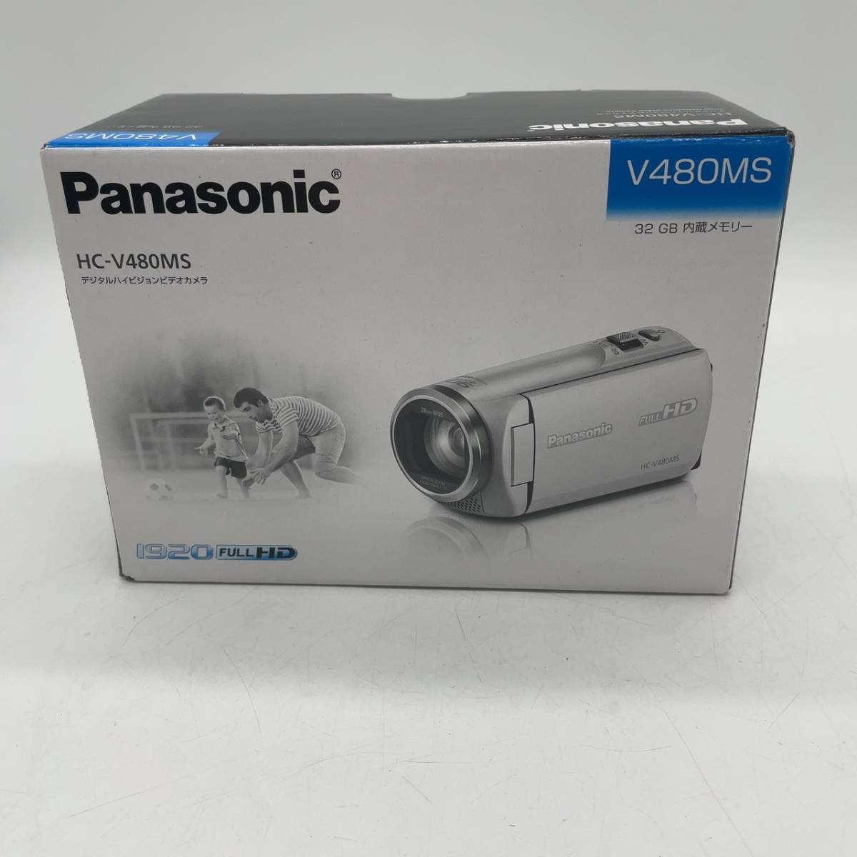 8151/未使用品 Panasonic HC-V480MS 32GB 内蔵メモリー パニソニック ビデオカメラ