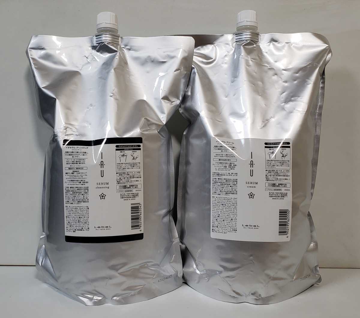 新品 ルベル イオセラム クレンジング(シャンプー)&クリーム ...
