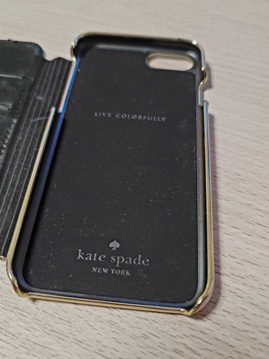 【kate spade】ケイトスペード iPhone7／8 手帳ケース ピンク_画像4