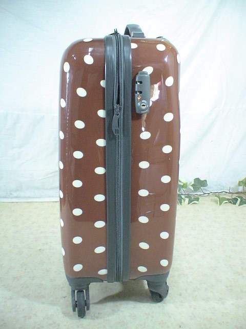 668　茶色　TSAロック付　鍵付　 スーツケース　キャリケース　旅行用　ビジネストラベルバック_画像2