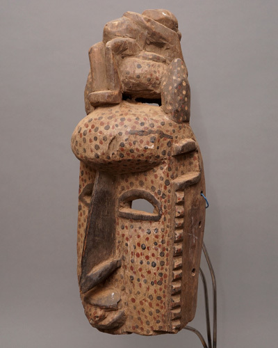 アフリカ　マリ　ドゴン族　アニマル　マスク　仮面　No.296　木彫り　アフリカンアート　彫刻_画像2