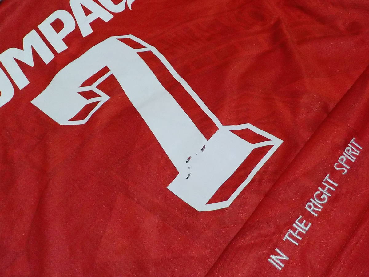 完全当時物☆レジェンド☆岡野雅行umbro 浦和レッズ 1997 No.7 ホーム半袖ユニフォーム L 駒場スタジアム 90sユニ 639-2
