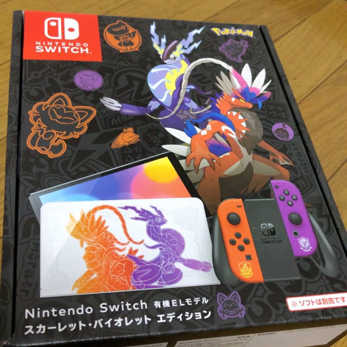 【新品未開封】ニンテンドースイッチ 有機ELモデル ポケットモンスター スカーレット・バイオレットエディション【3年保証付き】