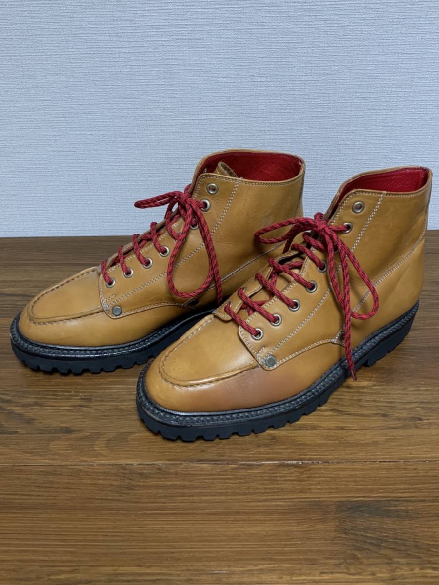 爆売り！】 山根靴店 by YAMANE EVISU Uチップ マウンテンレザーブーツ