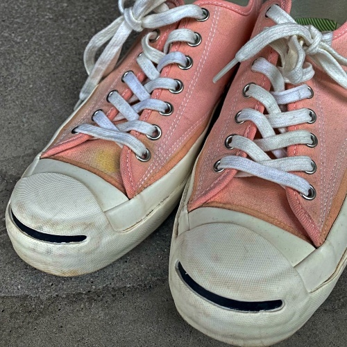 CONVERSE ADDICT コンバースアディクト　jack purcell スニーカー　ピンク　US8　【代官山k11】_画像3