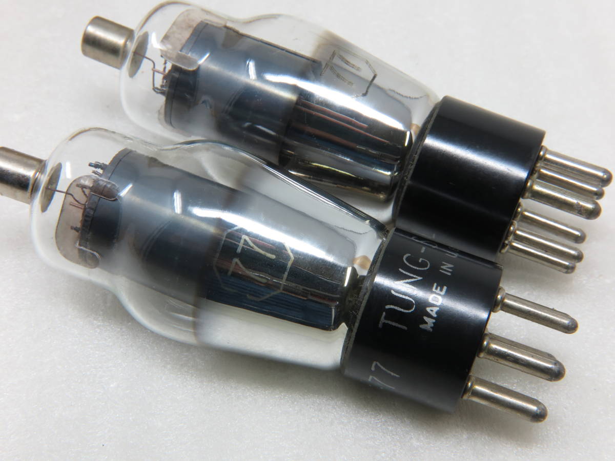 Yahoo!オークション - 真空管 TUNG-SOL VT-77 2本 セット Yahoo!オークション - 真空管 TUNG-SOL VT-77 2本 セット