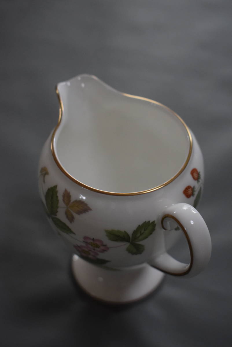 WEDGWOOD WILD STRAWBERRY ウェッジウッド ワイルドストロベリー クリーマー 旧刻印 食器 _画像4