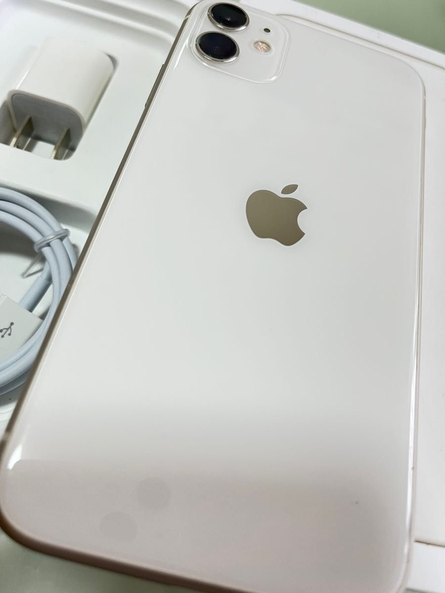 スマートフォン/携帯電話 スマートフォン本体 変更OK iPhone11 64GB ホワイト SIMフリー 付属品完備 美品 - 通販 