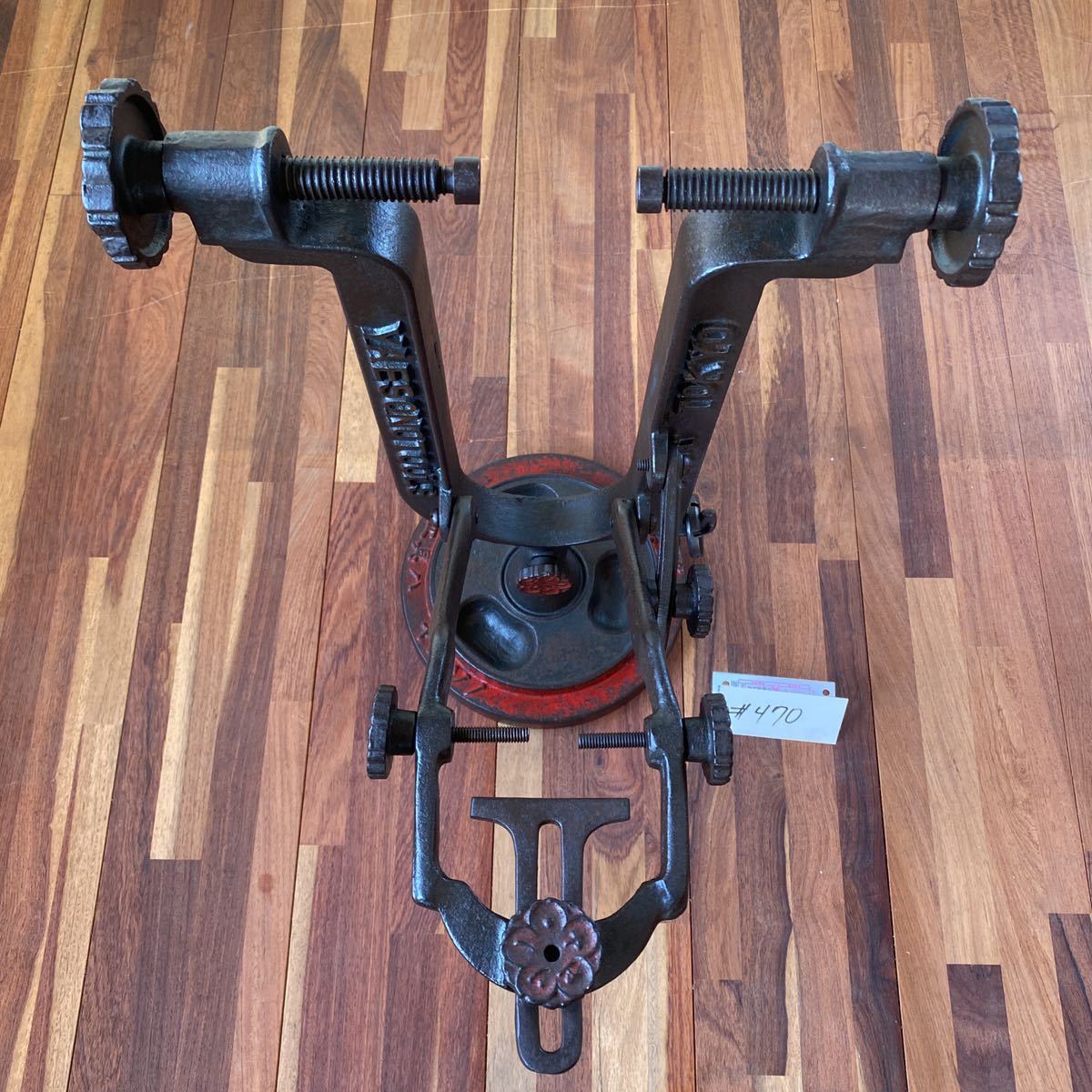 新版 二輪車特殊工具 バイク 自転車 ヤエソノ 振れ取り台 ニップル
