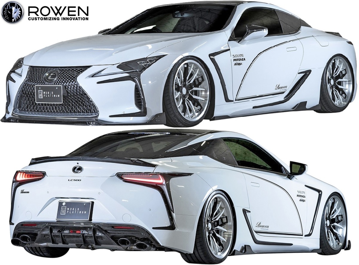 【M's】LEXUS LC LC500 LC500h ( 2017.03- ) ROWEN トランクスポイラー ／／ FRP 未塗装 ロェン ロウェン エアロパーツ ウイング 1L007T10_画像7