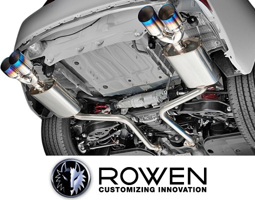 【M's】LWXUS IS300h 2WD専用 (前期/中期) ROWEN エキゾーストマフラー 両側4本出し ( チタンテール ) ロエン ローウェン 30IS 1L002Z01-2_画像1