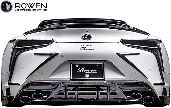 【M's】レクサス LC コンバーチブル LC500 LC500h (2020.06-) ROWEN リアディフューザー ／／ カーボン ロエン エアロ パーツ 1L007P11_画像2