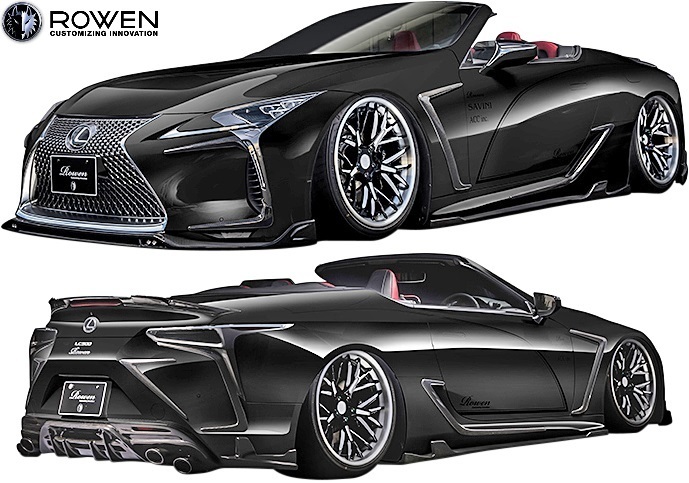 【M's】LEXUS LC コンバーチブル LC500 LC500h (2020.06-) ROWEN リヤディフューザー ／／ FRP ロエン エアロパーツ カスタム 1L007P10_画像9