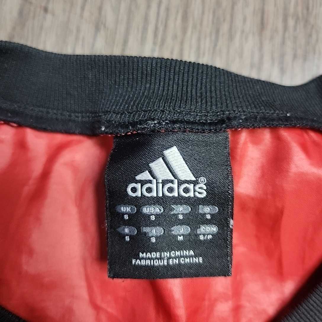 アディダス adidas ピステ ナイロンジャケット 赤黒 プルオーバー サッカー K20H163_画像7