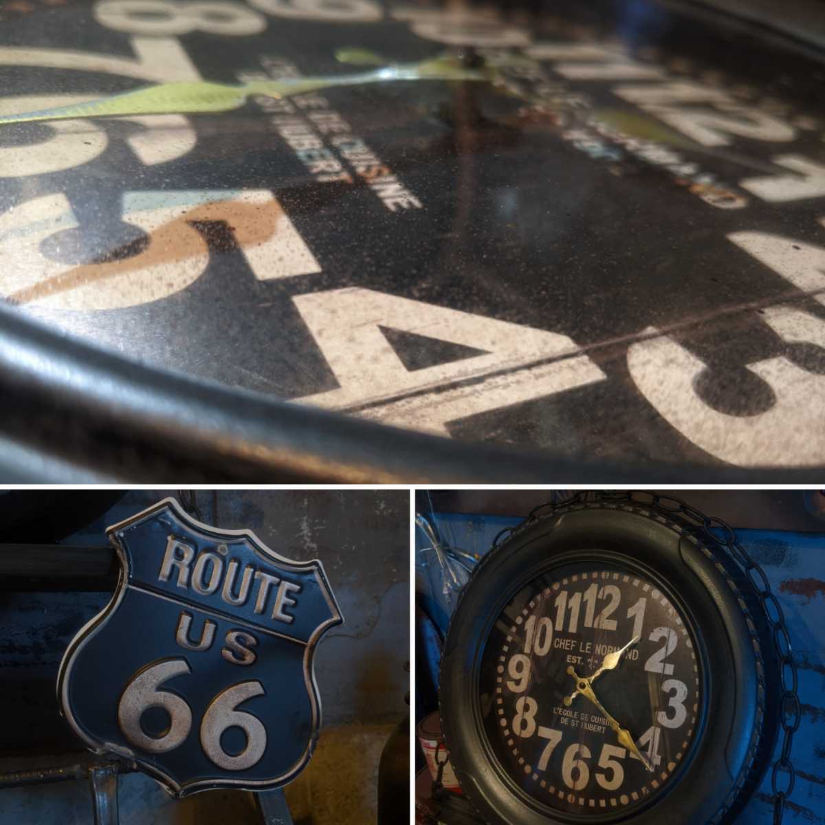 アメリカンヴィンテージ Style/ROUTE66 タイヤ型 スタンド アメリカンヴィンテージ Style/ROUTE66 タイヤ型 スタンド