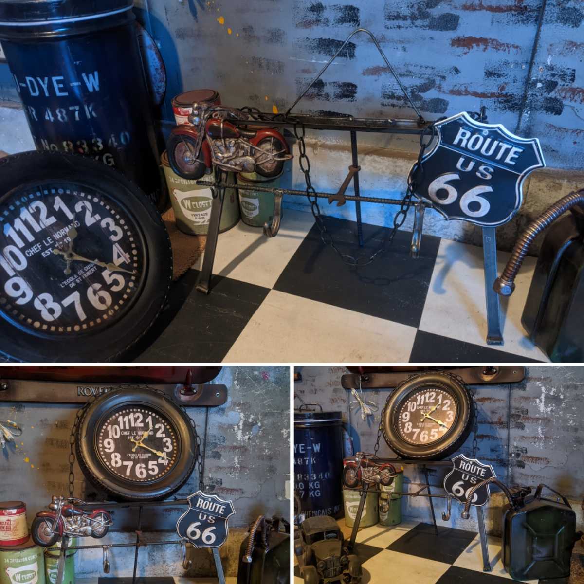 アメリカンヴィンテージ Style/ROUTE66 タイヤ型 スタンド アメリカンヴィンテージ Style/ROUTE66 タイヤ型 スタンド