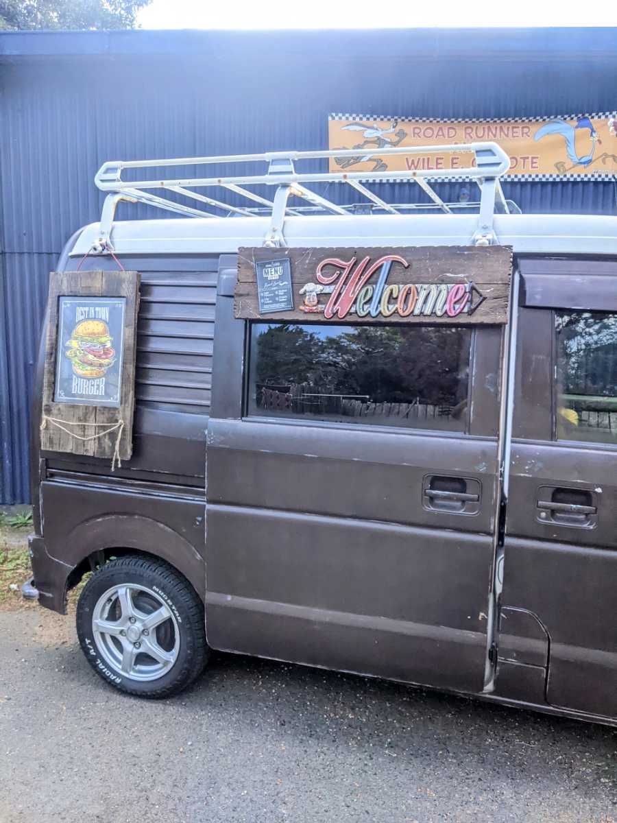 アメリカンヴィンテージ Style/キッチンカー サインボードA アメリカンヴィンテージ Style/キッチンカー サインボードA