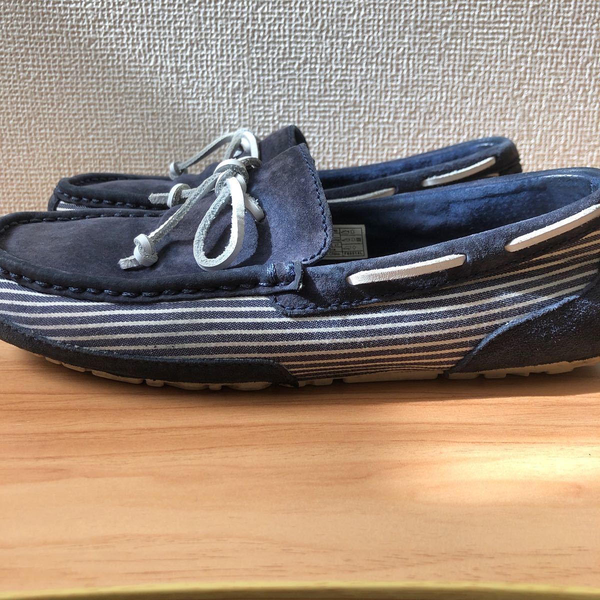 UGG モカシン 27cm ネイビー系