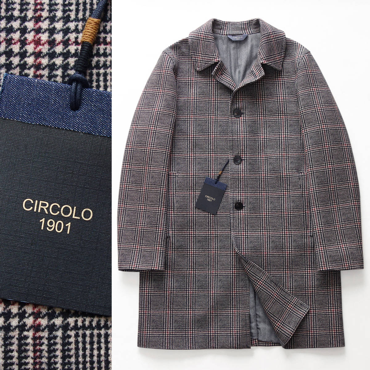 秋冬新品【CIRCOLO1901/チルコロ】厚手ジャージ ジャケット 48