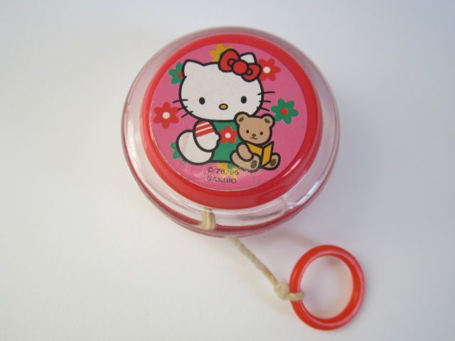 キティちゃん ヨーヨー Hello Kitty グッズ ハローキティ ノベルティ レトロ ビンテージトイ サンリオ レア 90sの画像1