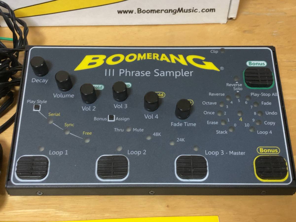 激レア ★ Boomerang Phrase Sampler III ブーメラン ルーパー サンプラー 山崎まさよし ★_画像4