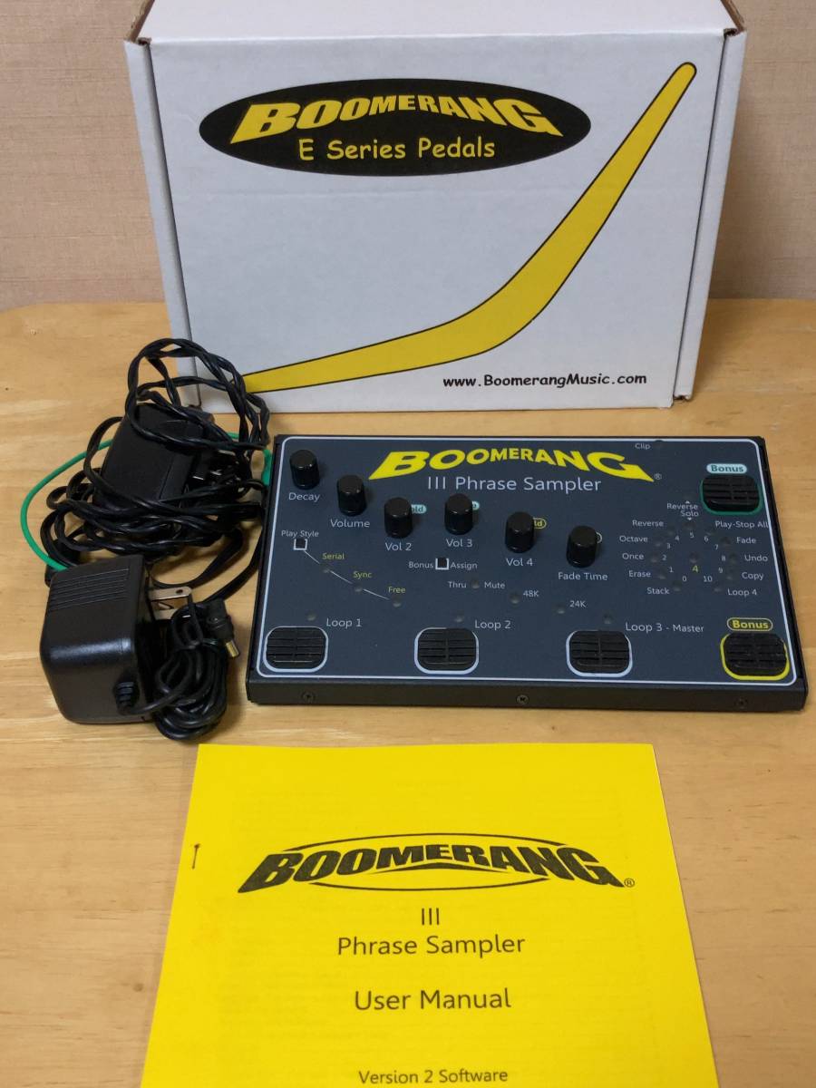 激レア ☆ Boomerang Phrase Sampler III ブーメラン ルーパー