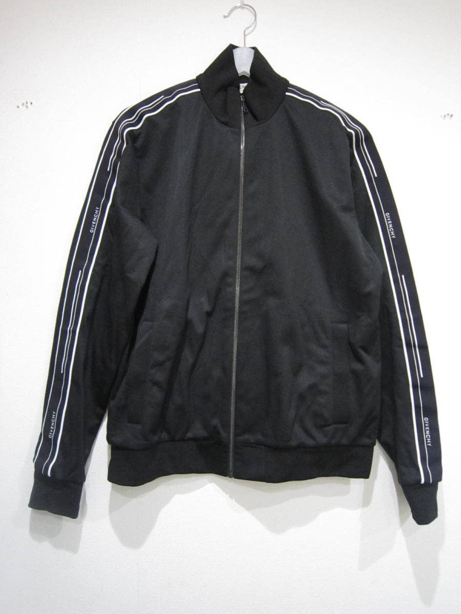 試着のみ GIVENCHY ジバンシイ テープロゴ トラック ジャケット