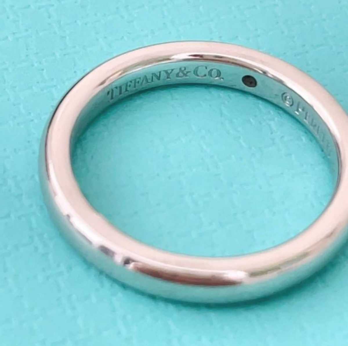 TIFFANY&Co.ティファニープラチナダイヤモンドハンドリング 5.5号-