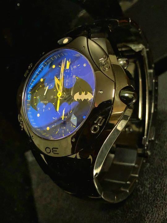 GSX 901BAT バットマン 500本限定 腕時計 ジーエスエックス BATMAN クロノグラフ ケース付き_画像1