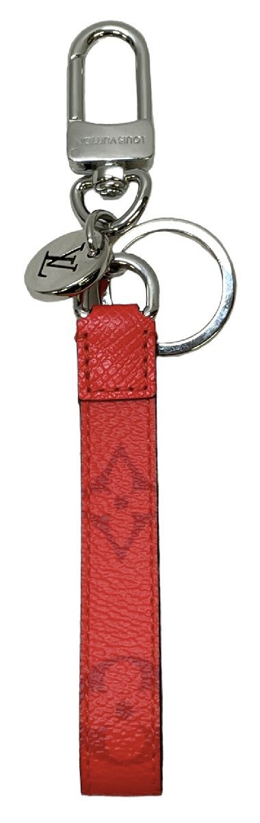  Louis Vuitton Taiga llama key ring key holder porutokre slim Dragon n bag charm lady's M77156 monogram [ used ]
