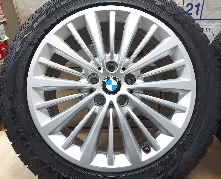 特価☆ BMW 2シリーズ F45 F46 純正 新品スタッドレスタイヤ付 4本セット☆激安販売_4本ガリ傷なし。