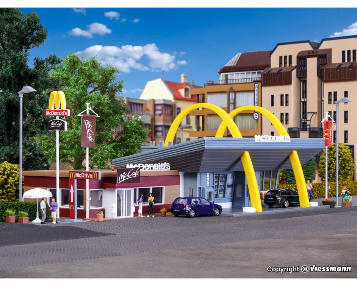 Vollmerr(フォルマー) HO McDonald`s fast food restaurant with McCafe 43635_画像1