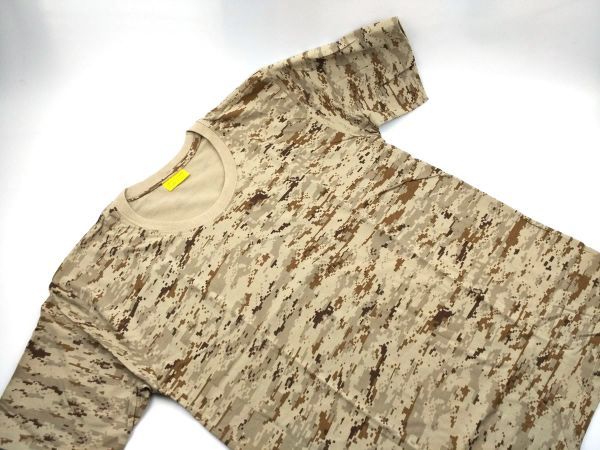 カモフラTシャツ 砂漠デジタル迷彩 M デザート サバゲーに_画像1