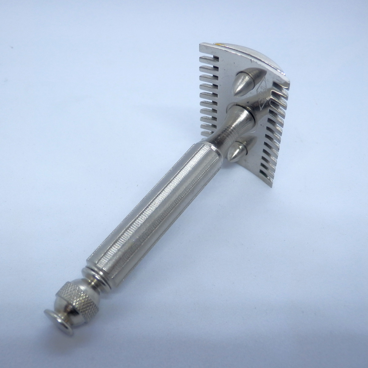 【中古】両刃 カミソリ AIDA No.60 安全 剃刀 レザー ひげ剃り 理容 Safety Razor【ビンテージ】_画像4