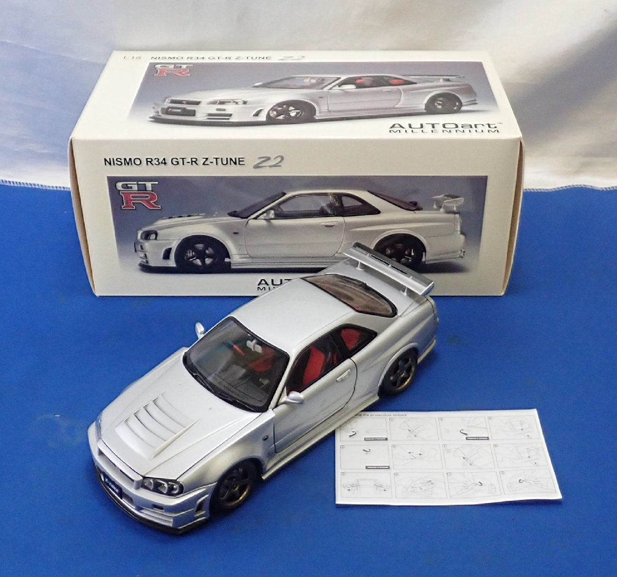 ◎中古　AUTO art MILLENNIUM　1/18 スカイライン NISMO R34 GT-R Z-TUNE Z2 77356　ニスモ　GTR　オートアート_画像1