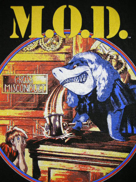 M.O.D MOD 80s VINTAGE デッドストック ヴィンテージ 特大 巨大 ワッペン バックパッチ D.R.I S.O.D_画像4