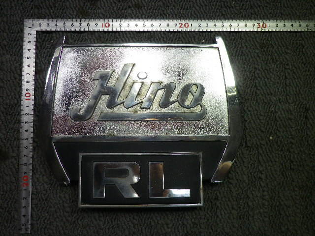 HINO saec Hino Motors RL emblem rare K-RL321 K-RL301 RL321 RL300 RL320 RM100 EH700 prompt decision that time thing rare 