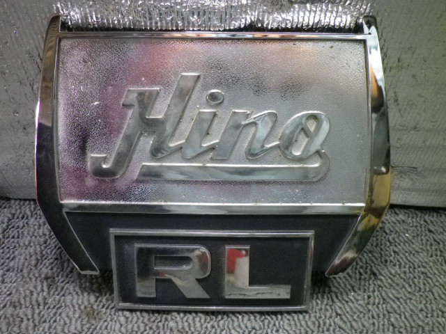 HINO saec Hino Motors RL emblem rare K-RL321 K-RL301 RL321 RL300 RL320 RM100 EH700 prompt decision that time thing rare 