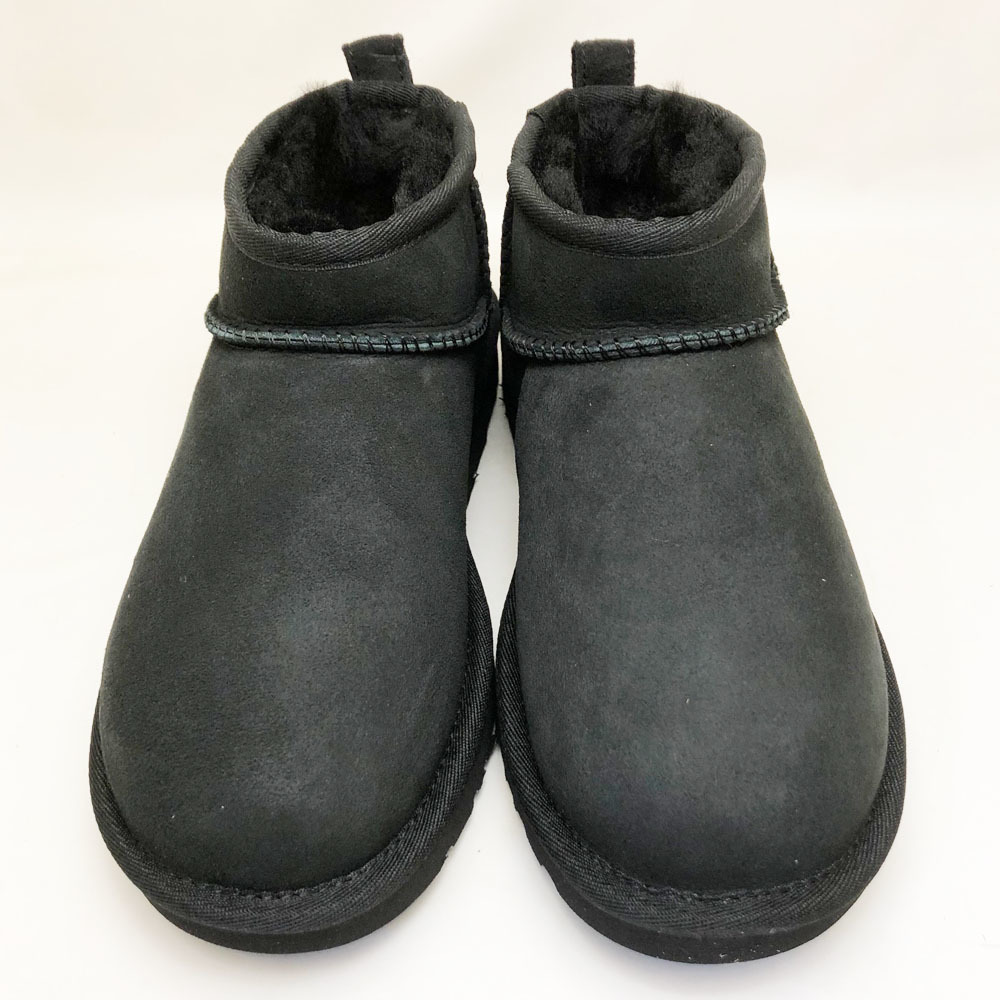 新品 UGG アグ レディースブーツ クラシック ウルトラミニ ブラック