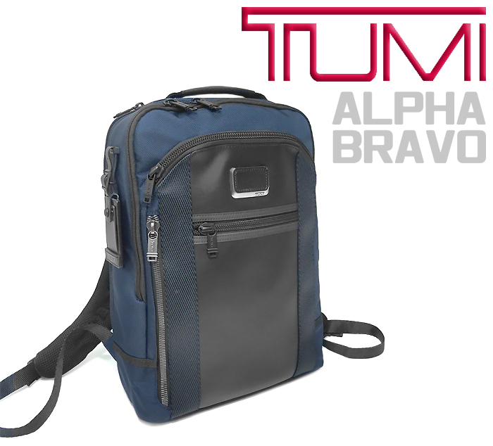 超美品】 トゥミ TUMI リュック ビジネスバッグ バックパック パソコン PC ナイロン レザー ブラック ネイビー メンズ 大容量 シリアル有 