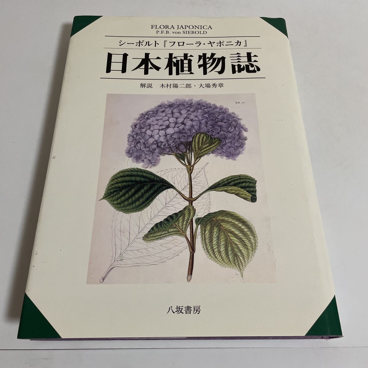 日本植物誌　シーボルト『フローラ・ヤポニカ』　新装版 シーボルト 木村陽二郎 大場秀章 八坂書房 2005年発行 第2刷