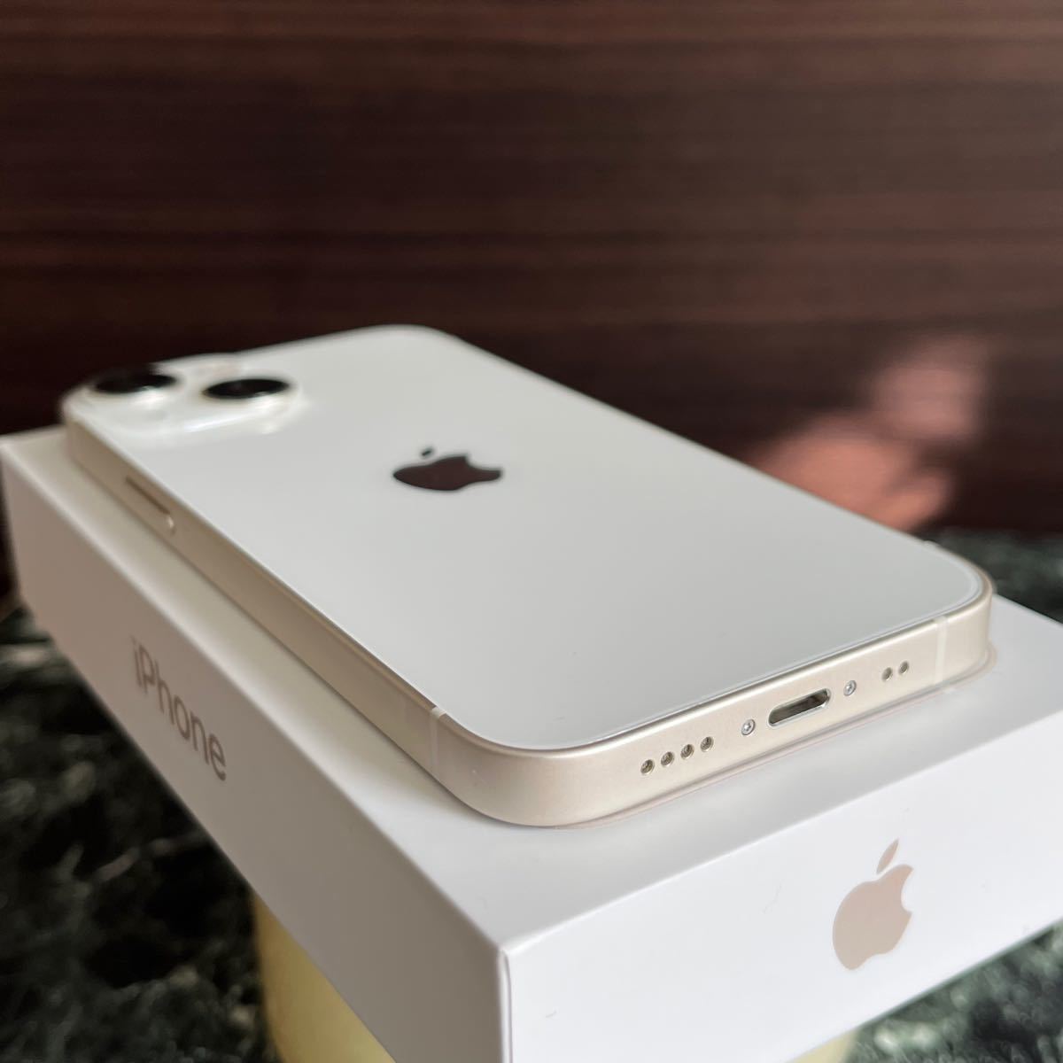 【未使用近い】iPhone 13 mini 128GB SIMフリー スターライト 白　極美品