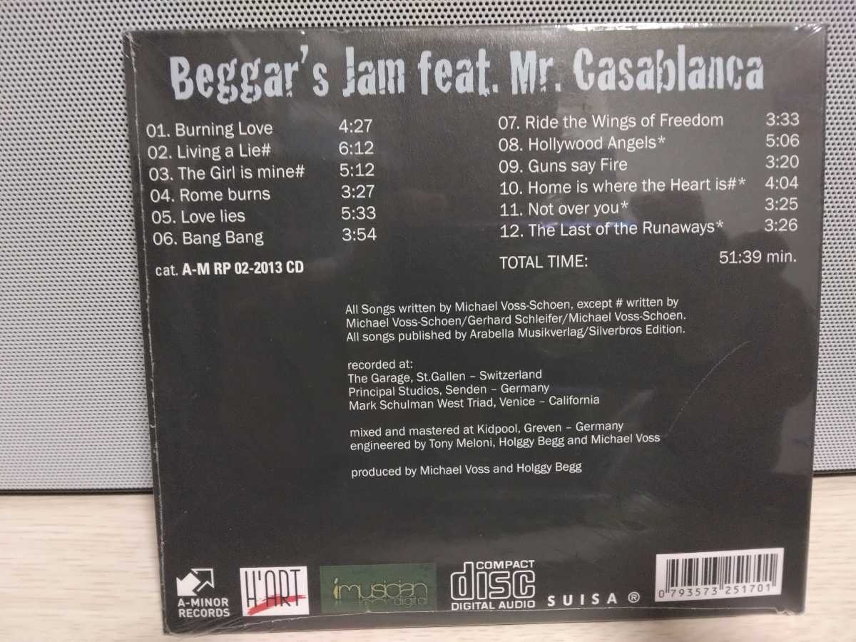 ☆BEGGAR’S JAM FEAT. MR.CASABLANCA☆【レア盤】ベガーズ・ジャム マイケル・ヴォス　新品未開封 紙製ジャケット シュリンク付 CD_画像2